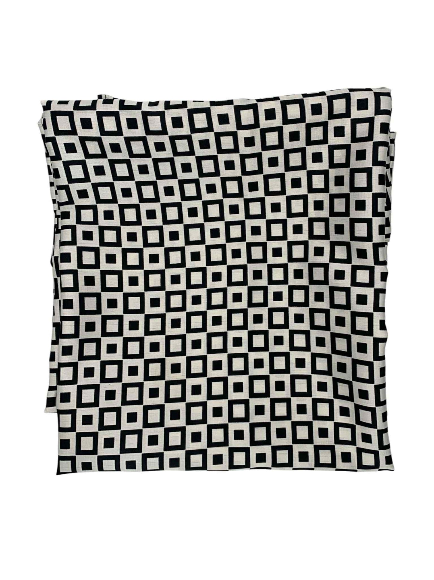 Black & White Squares Scarf