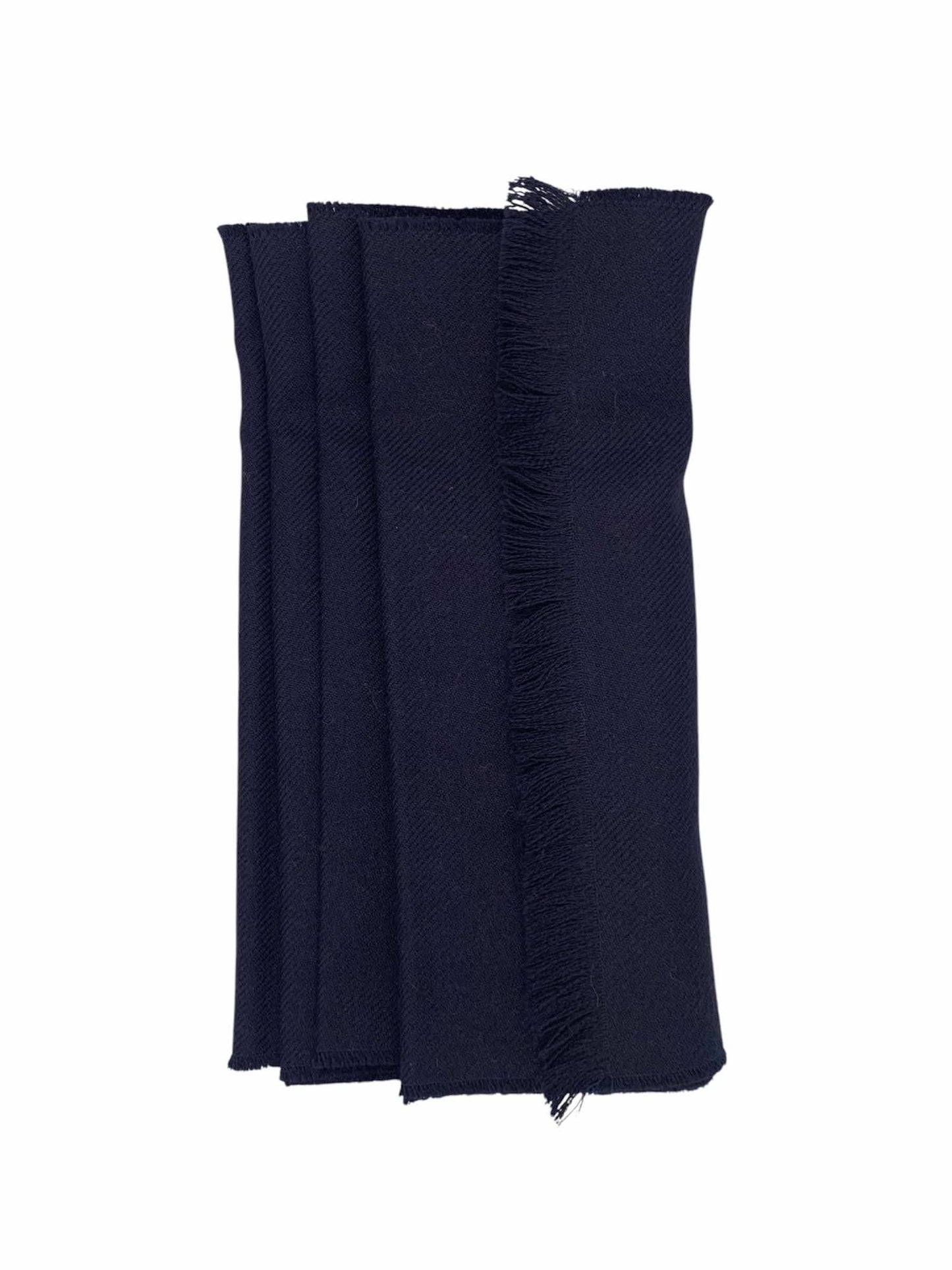 Navy Baby Alpaca Scarf