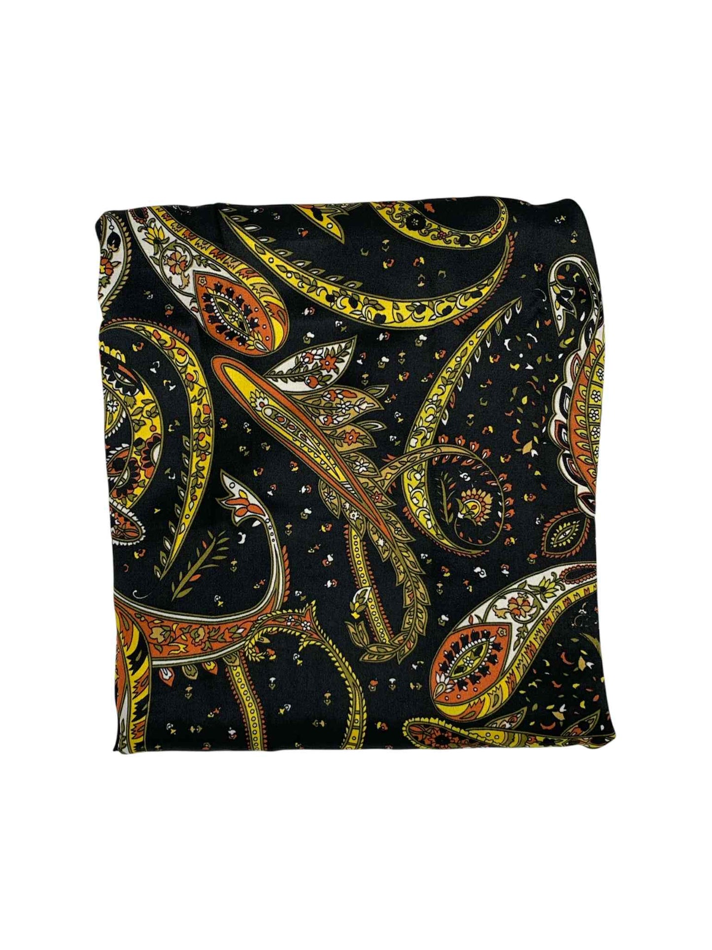 Black, Yellow & Copper China Style Scarf
