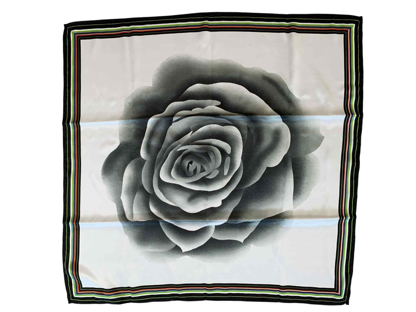 Black Rose Square Scarf